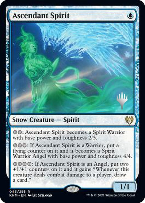 Ascendant Spirit [Kaldheim Promo Pack] (PKHM 43)