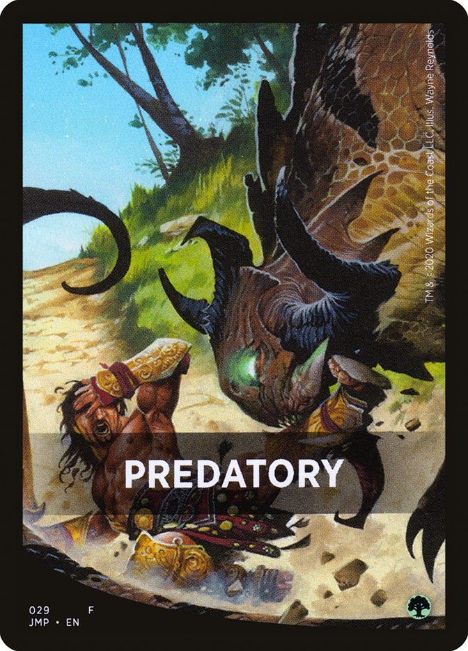 Predatory Theme Card [Jumpstart Front Cards] (FJMP 29)