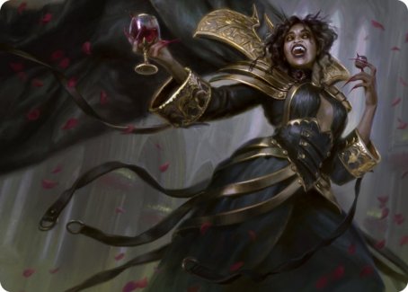 Bloodcrazed Socialite Art Card [Innistrad: Crimson Vow Art Series] (AVOW 28)