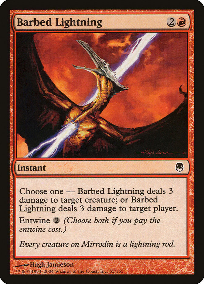 Barbed Lightning [Darksteel] (DST 55)