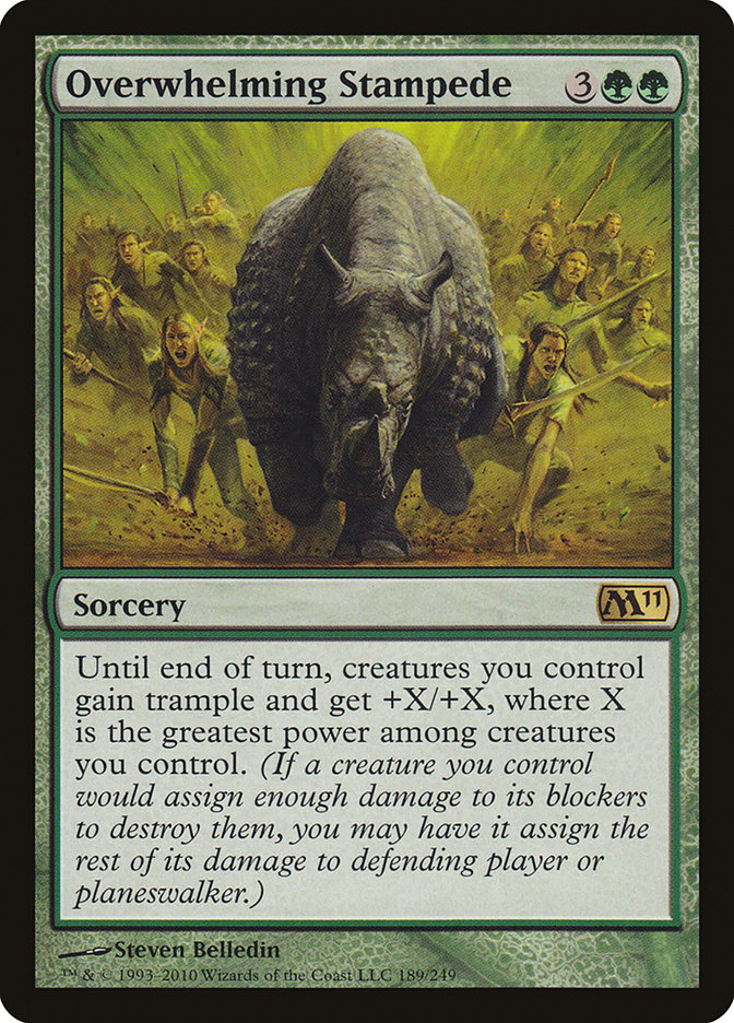 Overwhelming Stampede [Magic 2011] (M11 189)