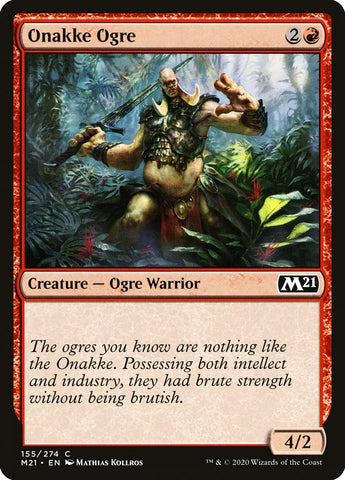 Onakke Ogre [Core Set 2021] (M21 155)