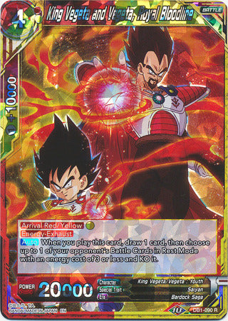 King Vegeta and Vegeta, Royal Bloodline [DB1-090]