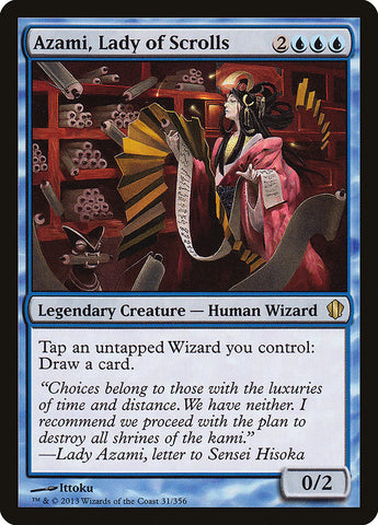 Azami, Lady of Scrolls [Commander 2013] (C13 31)