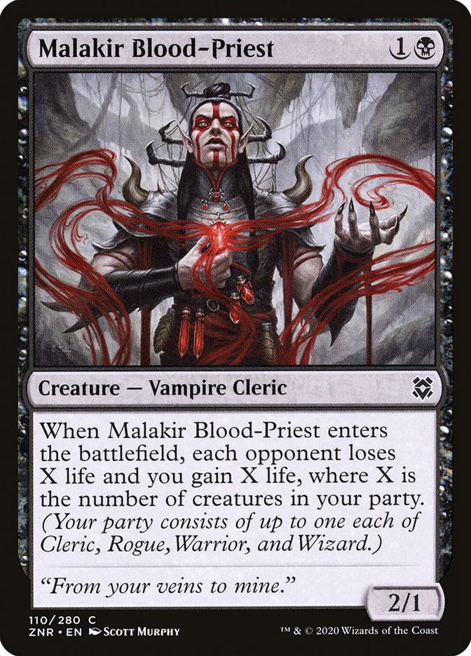 Malakir Blood-Priest [Zendikar Rising] (ZNR 110)