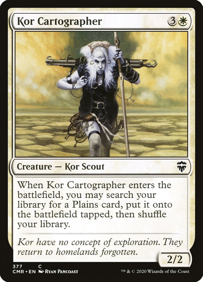 Kor Cartographer (377) [Commander Legends Commander Deck] (CMR 377)