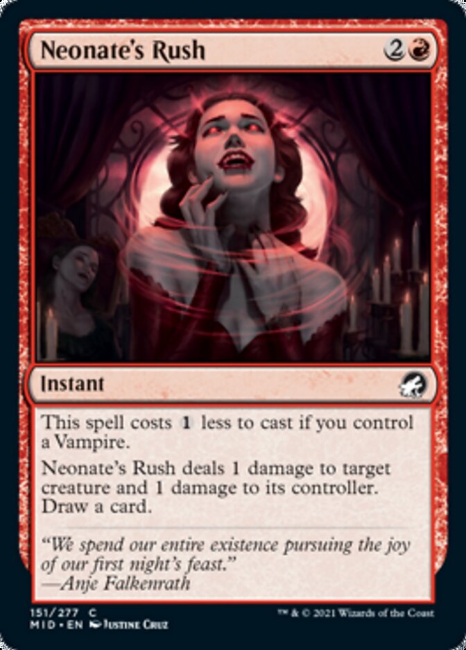 Neonate's Rush [Innistrad: Midnight Hunt] (MID 151)