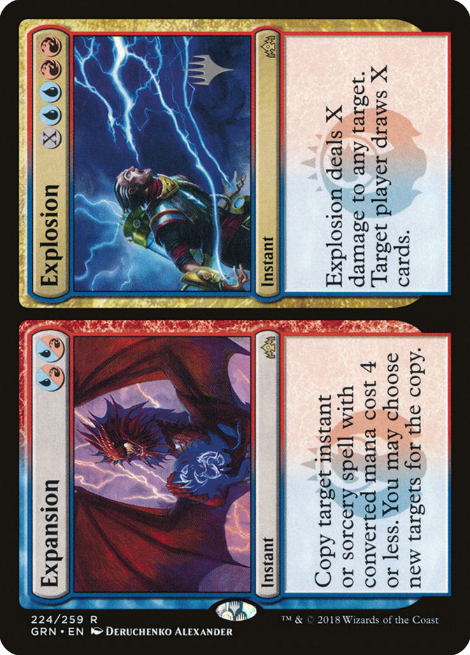 Expansion // Explosion (Promo Pack) [Guilds of Ravnica Promos] (PGRN 224P)