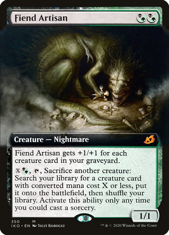 Fiend Artisan (Extended Art) [Ikoria: Lair of Behemoths] (IKO 350)