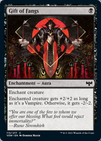 Gift of Fangs [Innistrad: Crimson Vow] (VOW 113)