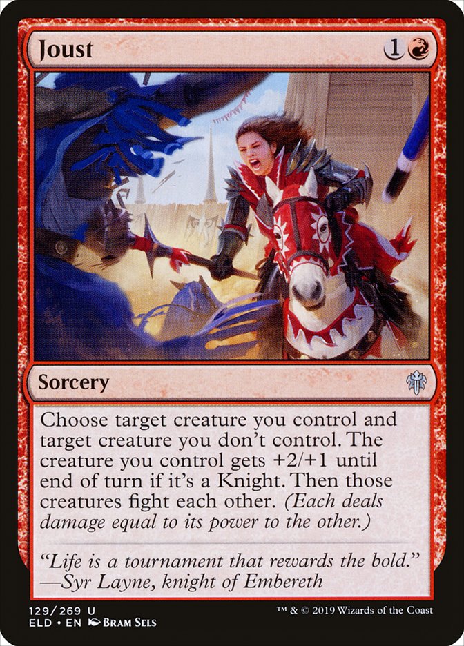 Joust [Throne of Eldraine] (ELD 129)
