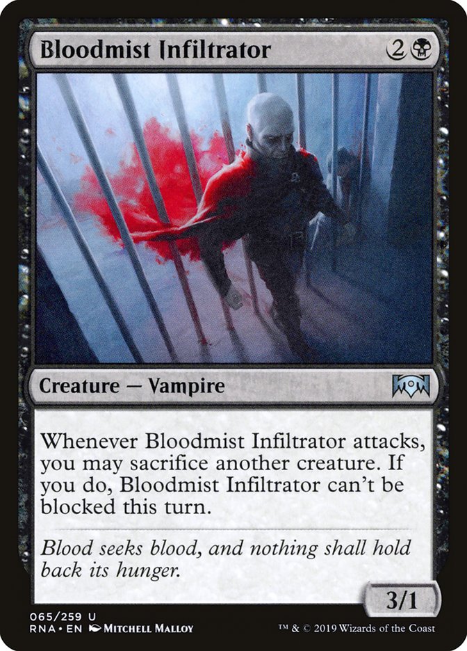 Bloodmist Infiltrator [Ravnica Allegiance] (RNA 65)