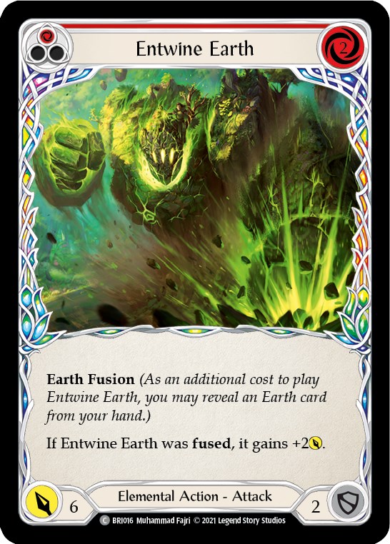 Entwine Earth (Red) [BRI016] 1st Edition Normal