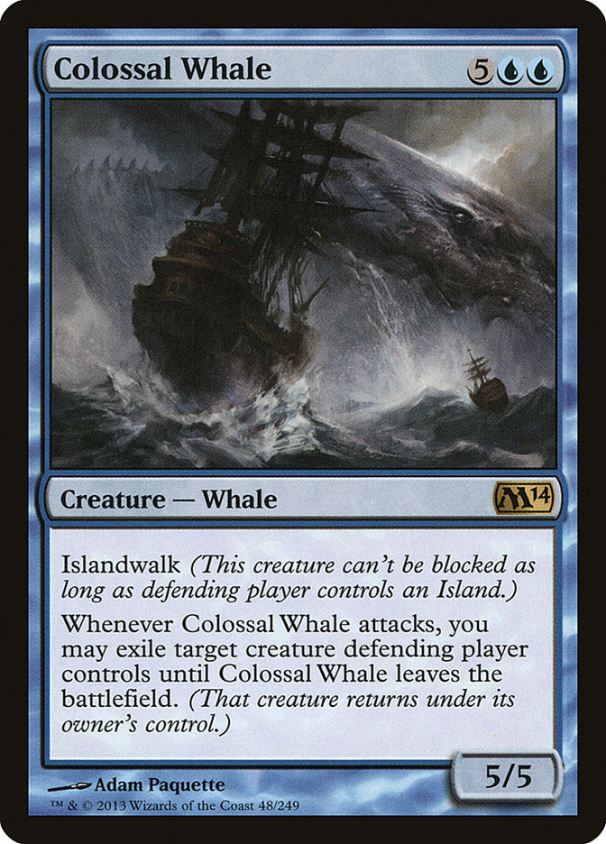 Colossal Whale [Magic 2014] (M14 48)