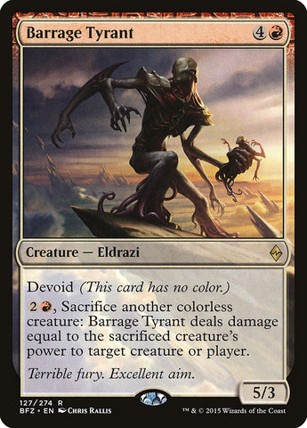 Barrage Tyrant [Battle for Zendikar] (BFZ 127)