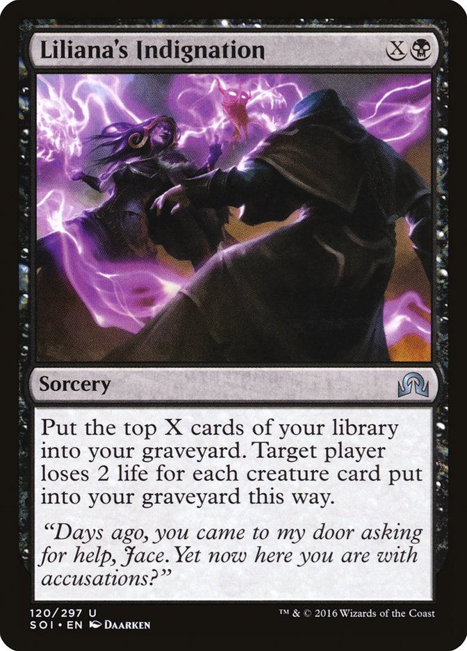 Liliana's Indignation [Shadows over Innistrad] (SOI 120)