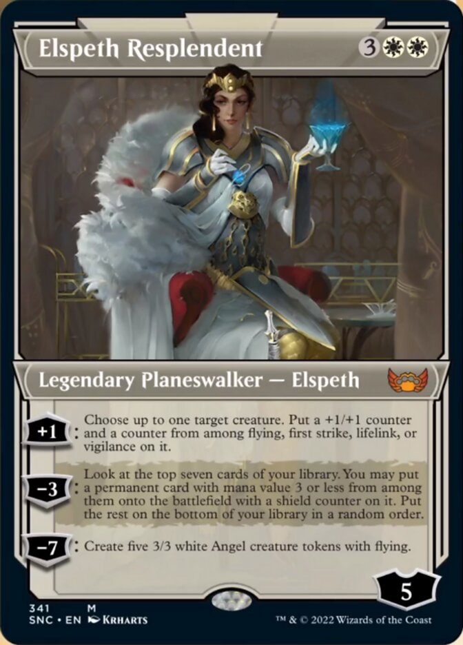Elspeth Resplendent (Showcase Art Deco) [Streets of New Capenna] (SNC 341)