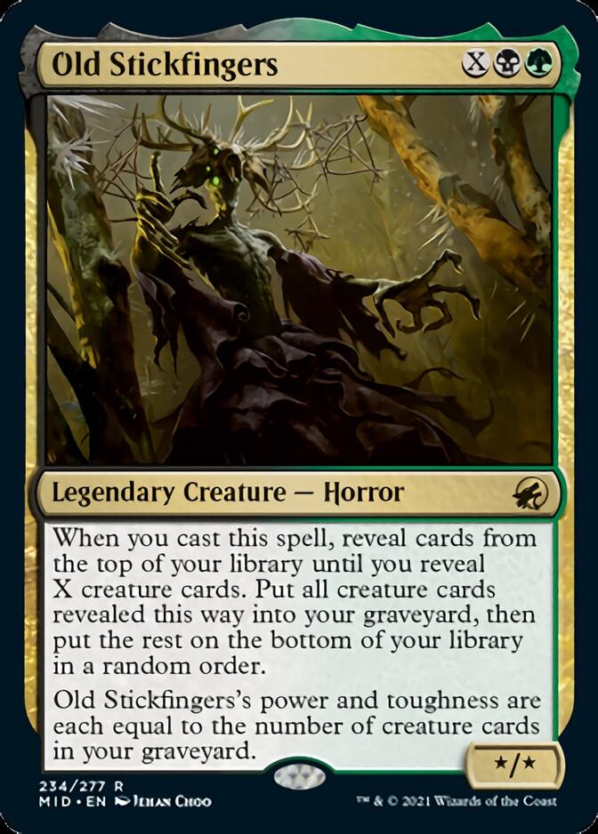 Old Stickfingers [Innistrad: Midnight Hunt] (MID 234)