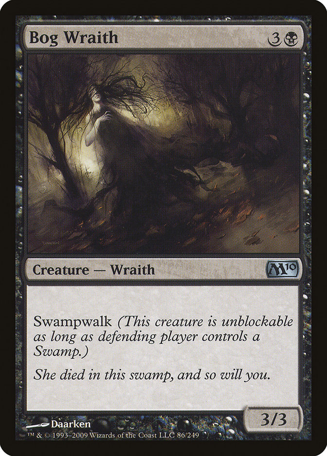 Bog Wraith [Magic 2010] (M10 86)