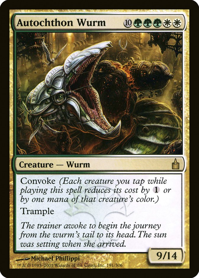 Autochthon Wurm [Ravnica: City of Guilds] (RAV 191)