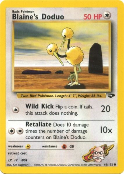 Blaine's Doduo (61/132) [Gym Challenge]