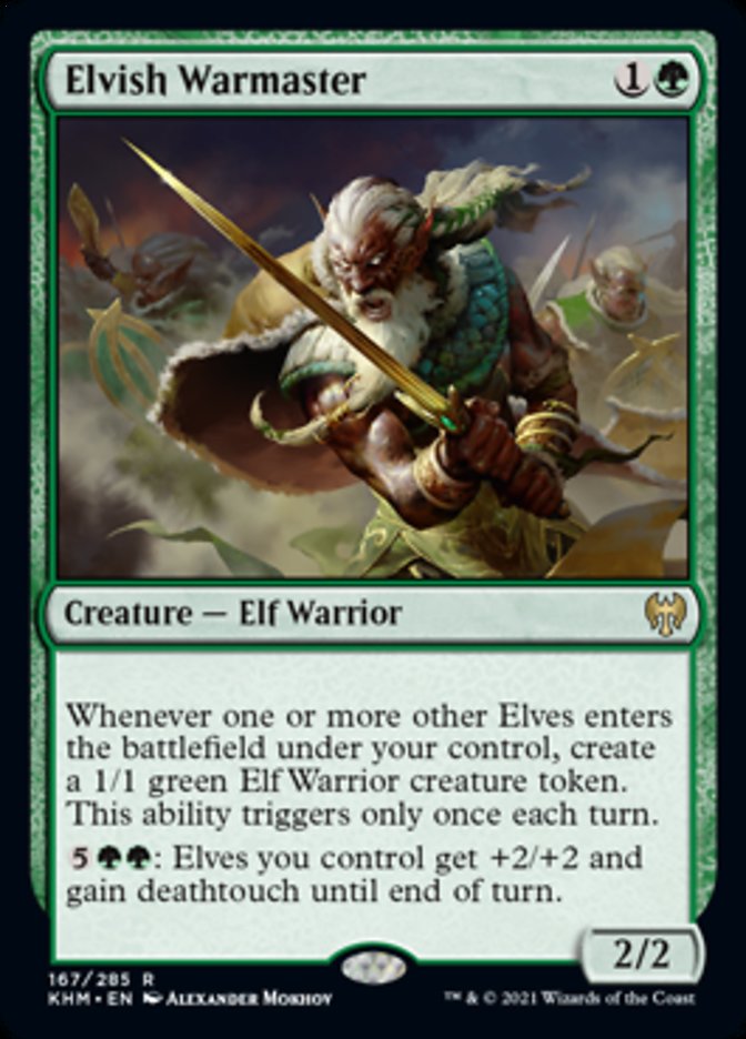 Elvish Warmaster [Kaldheim] (KHM 167)