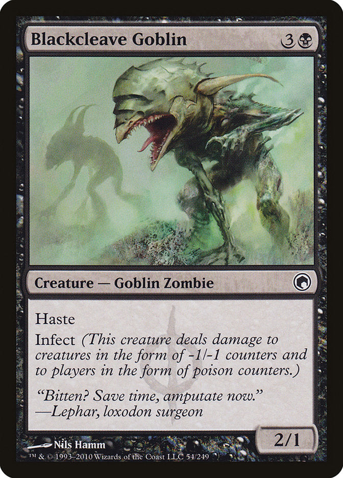 Blackcleave Goblin [Scars of Mirrodin] (SOM 54)