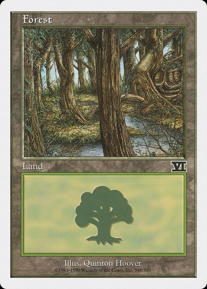 Forest (#348) [Classic Sixth Edition] (6ED 348)