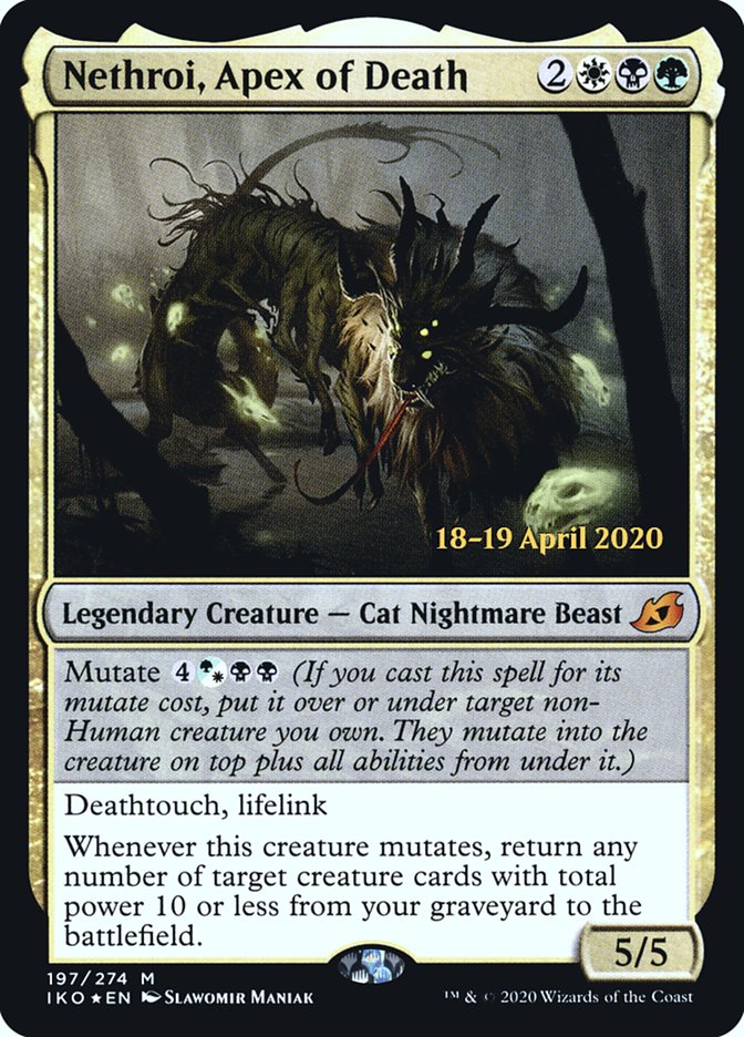 Nethroi, Apex of Death  [Ikoria: Lair of Behemoths Prerelease Promos] (PIKO 197S)