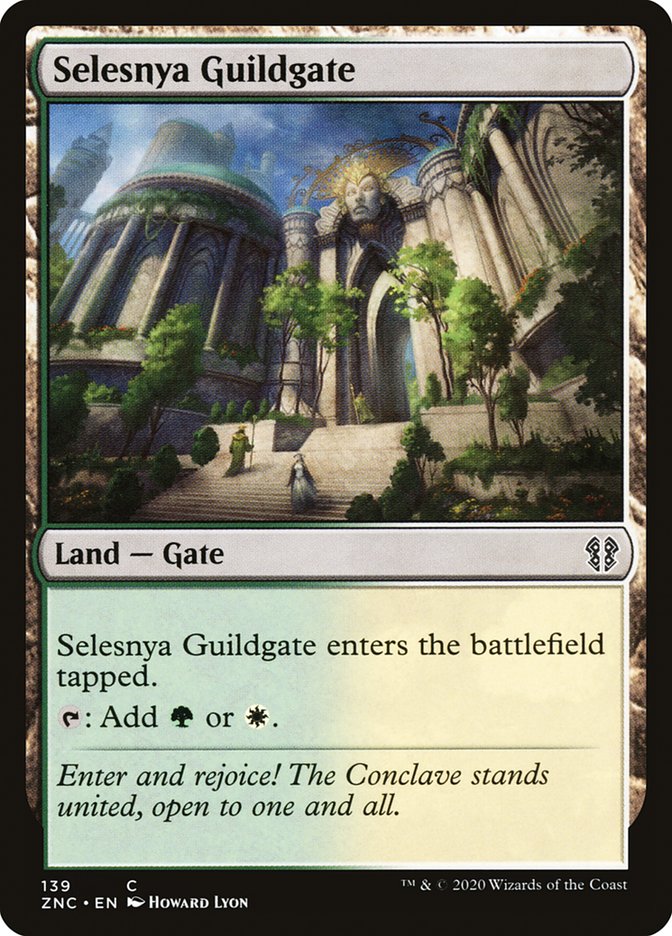 Selesnya Guildgate [Zendikar Rising Commander] (ZNC 139)