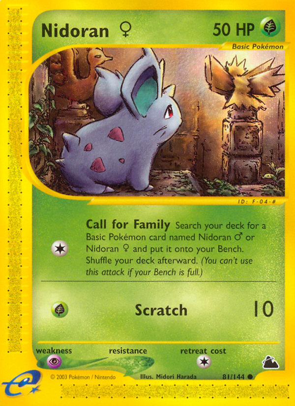 Nidoran (Female) (81/144) [Skyridge]