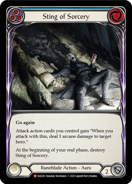 Sting of Sorcery [ELE226] 1st Edition Rainbow Foil