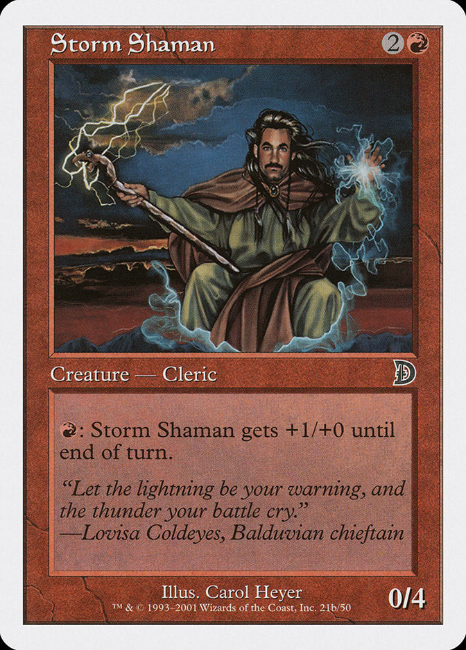 Storm Shaman (Male) [Deckmasters] (DKM 21B)