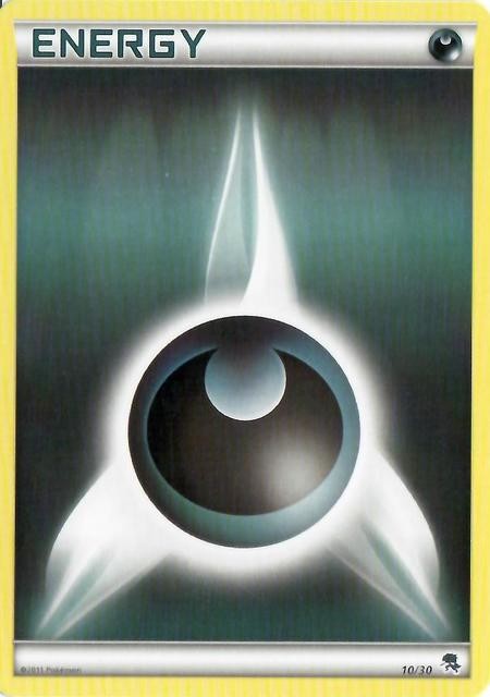 Darkness Energy (10/30) [Black & White: Trainer Kit]