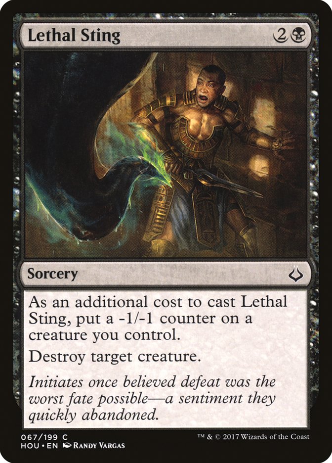 Lethal Sting [Hour of Devastation] (HOU 67)