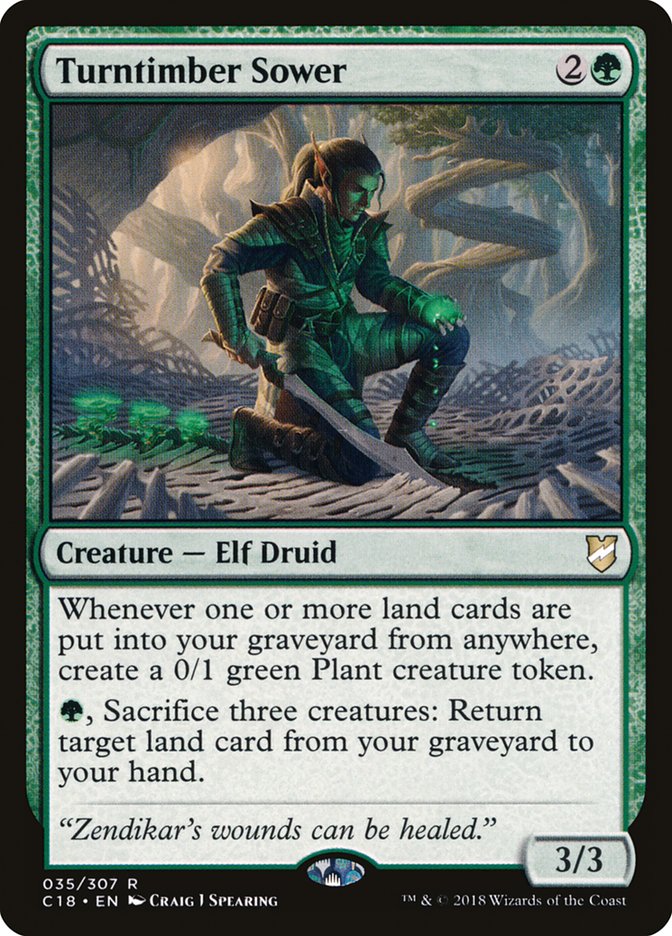 Turntimber Sower [Commander 2018] (C18 35)