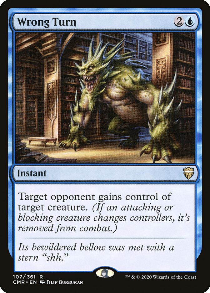 Wrong Turn [Commander Legends] (CMR 107)