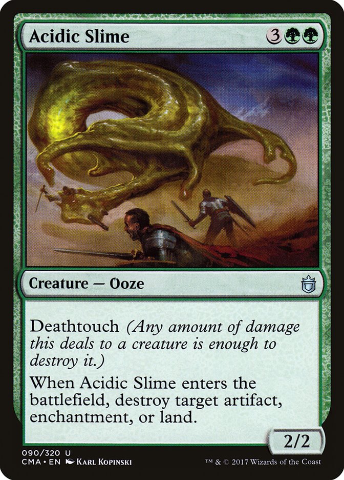 Acidic Slime [Commander Anthology] (CMA 90)