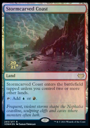 Stormcarved Coast [Innistrad: Crimson Vow Prerelease Promos] (PVOW 265)