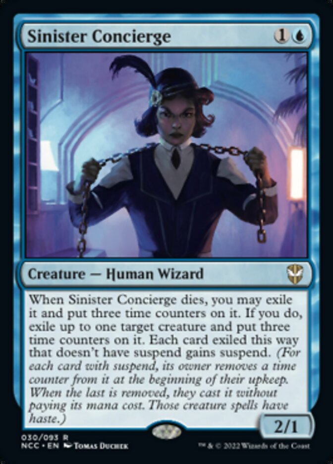 Sinister Concierge [Streets of New Capenna Commander] (NCC 30)