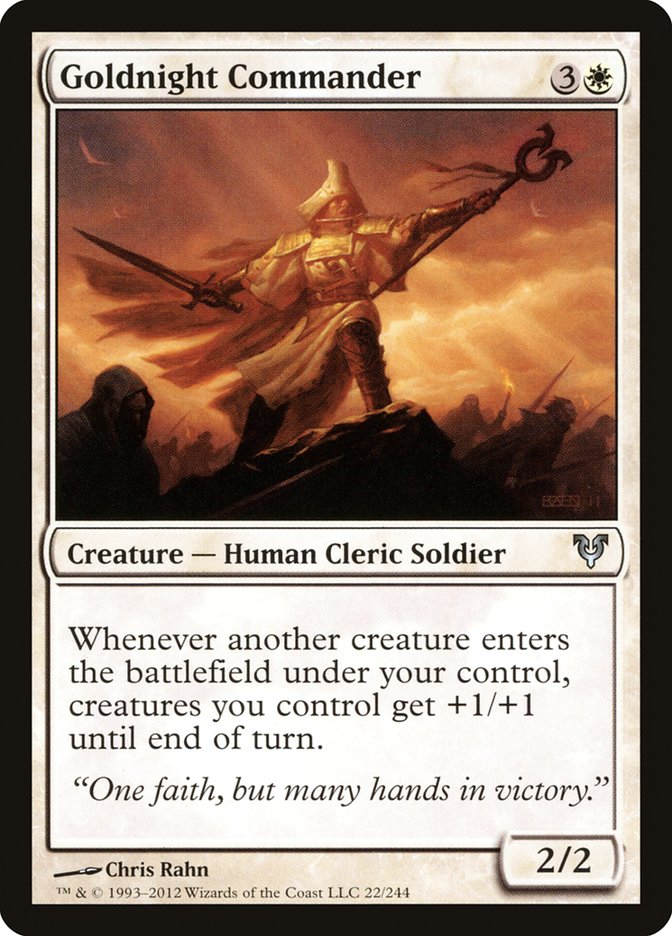 Goldnight Commander [Avacyn Restored] (AVR 22)