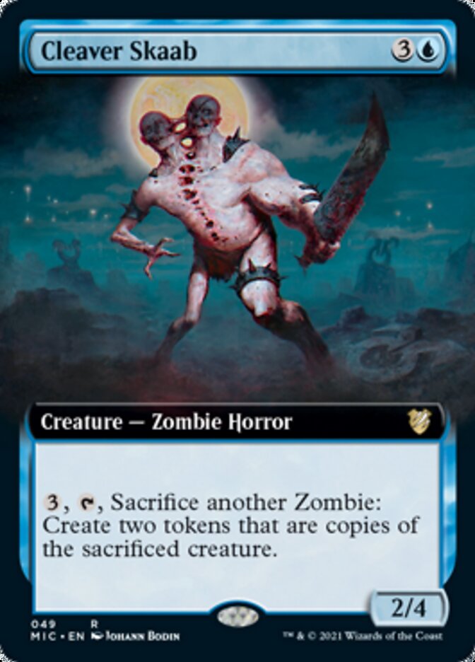 Cleaver Skaab (Extended) [Innistrad: Midnight Hunt Commander] (MIC 49)