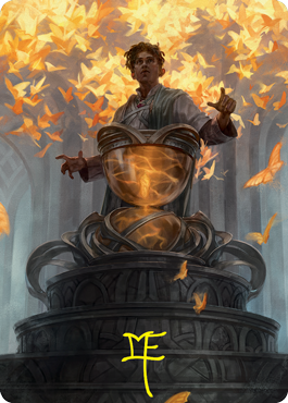 Introduction to Prophecy Art Card (Gold-Stamped Signature) [Strixhaven: School of Mages Art Series] (ASTX 1)