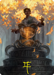 Introduction to Prophecy Art Card (Gold-Stamped Signature) [Strixhaven: School of Mages Art Series] (ASTX 1)