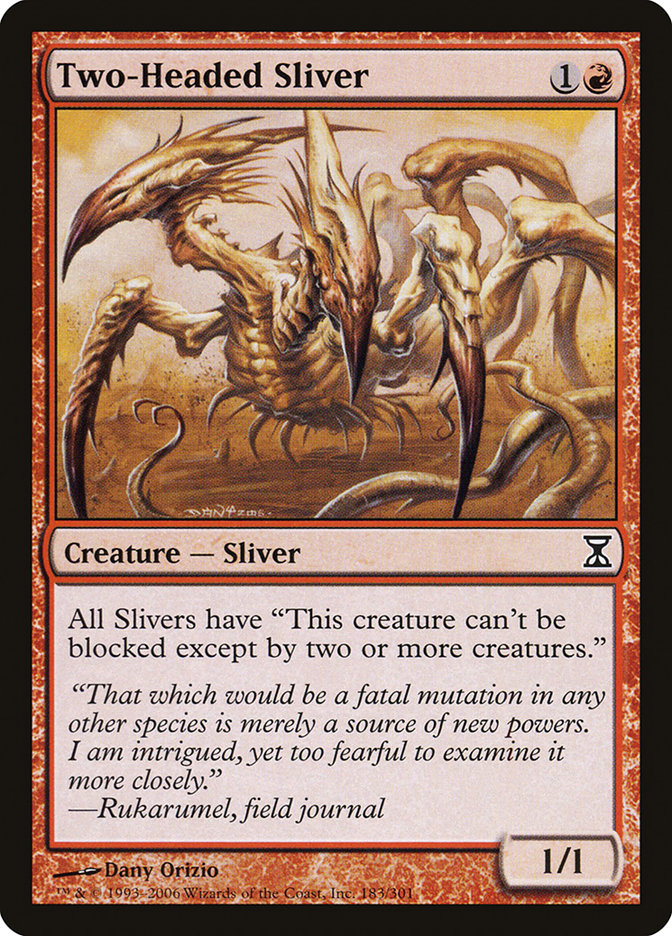Two-Headed Sliver [Time Spiral] (TSP 183)