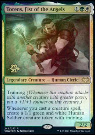 Torens, Fist of the Angels [Innistrad: Crimson Vow Prerelease Promos] (PVOW 249)