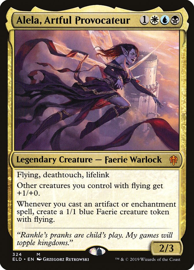 Alela, Artful Provocateur [Throne of Eldraine] (ELD 324)