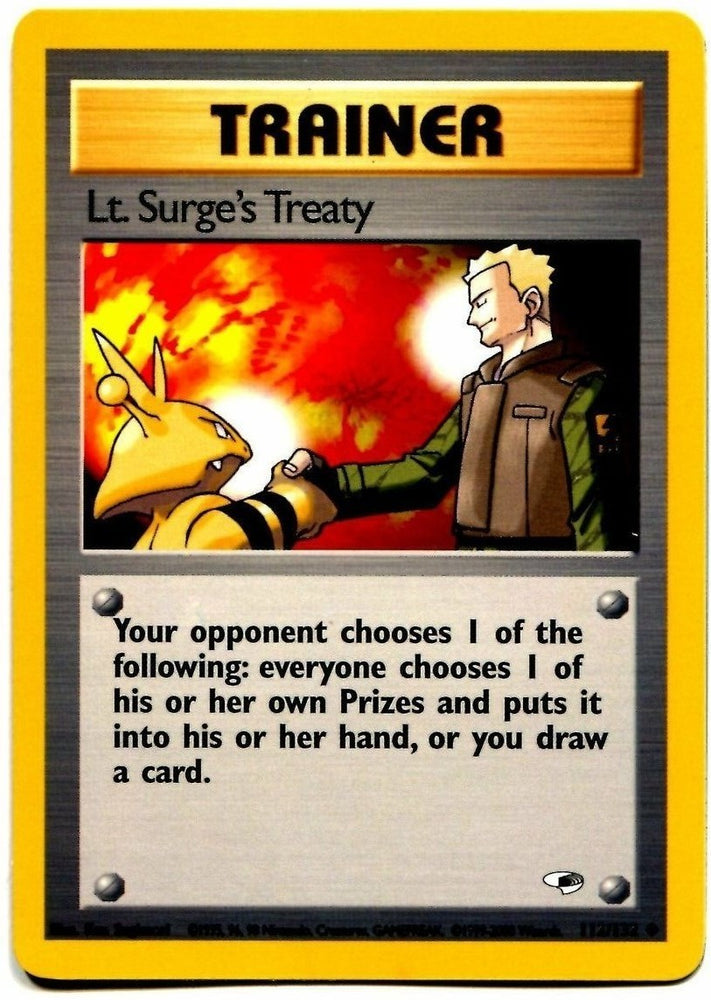 Lt. Surge's Treaty (112/132) [Gym Heroes]