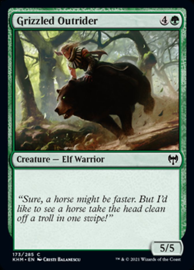 Grizzled Outrider [Kaldheim] (KHM 173)