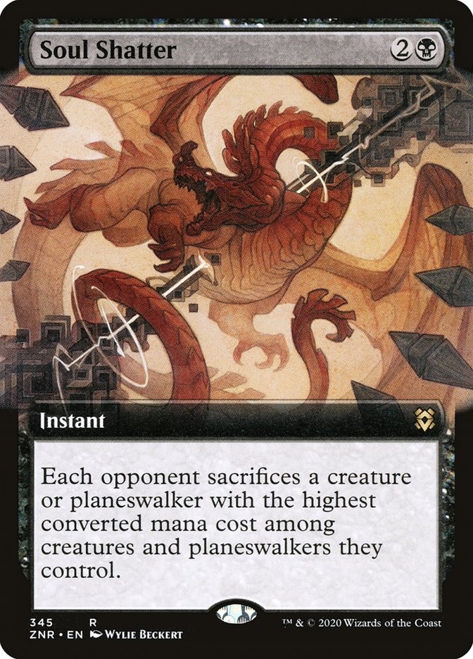 Soul Shatter (Extended Art) [Zendikar Rising] (ZNR 345)